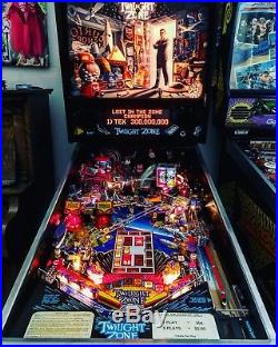 Twilight Zone Pinball Machine Bally Arcade Pristine Condition $500 In Mods Rare