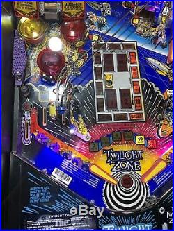 Twilight Zone Pinball Machine Bally Coin Op Arcade LEDs Pat Lawlor Free Shipping