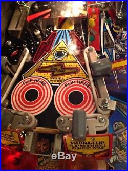 Twilight Zone Pinball Machine Collectible Early Production