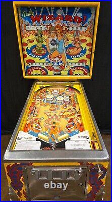 Unique Wizard! Pinball Machine (Bally) 1975 Completely Refurbished