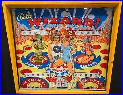 Unique Wizard! Pinball Machine (Bally) 1975 Completely Refurbished