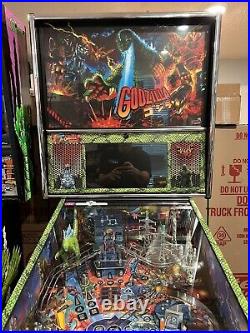 Used Godzilla Pro Pinball Machine by Stern Pinball withCustom Armor & Mods