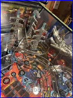 Used Godzilla Pro Pinball Machine by Stern Pinball withCustom Armor & Mods