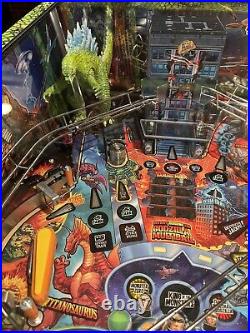 Used Godzilla Pro Pinball Machine by Stern Pinball withCustom Armor & Mods