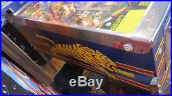 VINTAGE 1981 WILLIAMS JUNGLE LORD PINBALL MACHINE With MANUAL WORKS PERFECTLY