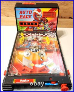 VINTAGE RARE 1988 80s Playtime Auto Race Pinball Machine Game Flipper WORKS