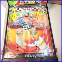 VINTAGE RARE 1988 80s Playtime Auto Race Pinball Machine Game Flipper WORKS