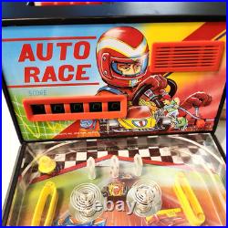 VINTAGE RARE 1988 80s Playtime Auto Race Pinball Machine Game Flipper WORKS