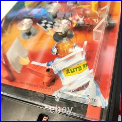 VINTAGE RARE 1988 80s Playtime Auto Race Pinball Machine Game Flipper WORKS