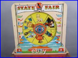 VINTAGE State Fair Strength Tester Pinball Machine Superior Toy Co (c. 1950s) VINTAGE State Fair Strength Tester Pinball Machine Superior Toy Co (c. 1950s)