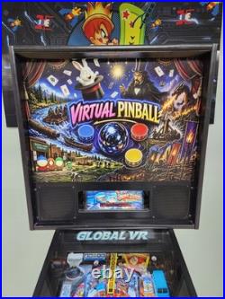 VIRTUAL PINBALL Arcade Game 32 LCD GREAT SHAP UPGRADED 65 TABLES