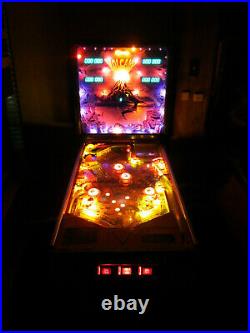 VOLCANO Pinball Machine GOTTLIEB 1981 (Custom LED & Excellent)