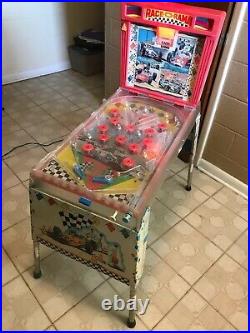 VTG 1970s Wolverine Electric Pinball Machine Race-o-Rama, Works, Lights, Sound