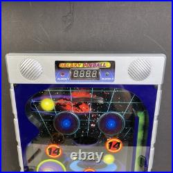 VTG 2002 Sharper Image Galaxy Pinball Game Light Up & Sound with Remote WORKS