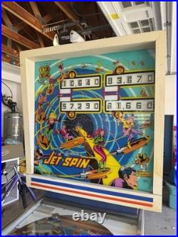 VTG Jet Spin Pinball Machine 1977 From Santa Cruz Wharf