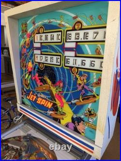 VTG Jet Spin Pinball Machine 1977 From Santa Cruz Wharf