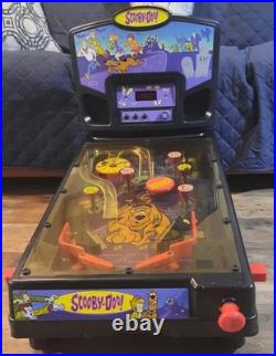 VTG Scooby-Doo Large Table Top Pinball Machine Halloween Hanna Barbera Shaggy