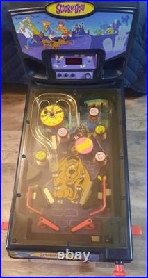 VTG Scooby-Doo Large Table Top Pinball Machine Halloween Hanna Barbera Shaggy
