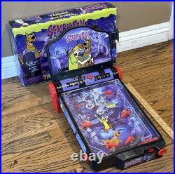 VTG Scooby-Doo Table Top Pinball Machine Halloween Hanna Barbera RARE. Lights Up