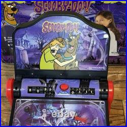 VTG Scooby-Doo Table Top Pinball Machine Halloween Hanna Barbera RARE. Lights Up