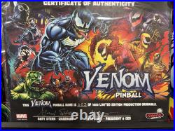 Venom Limited Edition Le Pinball Machine Stern Dlr 213 Plays A Beauty Home Use