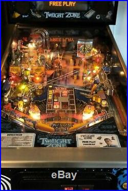 Very Special Twilight Zone Pinball Machine Bally Coin Op Arcade LEDs Pat Lawlor