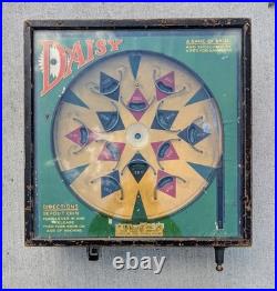 Vintage 1930s Daisy Tabletop Pinball Machine Skill Game Gambling Peo Mfg