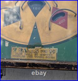 Vintage 1930s Daisy Tabletop Pinball Machine Skill Game Gambling Peo Mfg