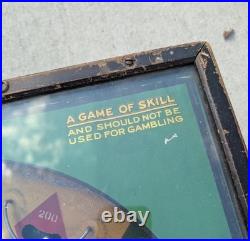 Vintage 1930s Daisy Tabletop Pinball Machine Skill Game Gambling Peo Mfg