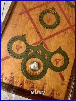 Vintage 1930s The Rambler Original Pinball Game, Game Room, Rustic Wall Decor Vintage 1930s The Rambler Original Pinball Game, Game Room, Rustic Wall Decor