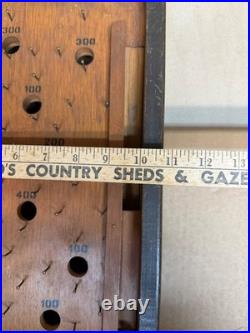 Vintage 1930s WOOD TABLETOP PINBALL BAGATELLE GAME 19'' long