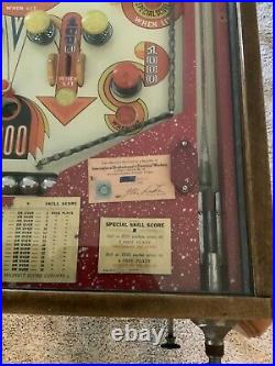 Vintage 1939 Flash Exhibit Pinball Machine