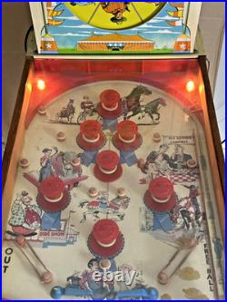 Vintage 1950's State Fair Strength Tester Pinball Machine Superior Toy Co
