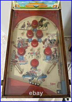 Vintage 1950's State Fair Strength Tester Pinball Machine Superior Toy Co