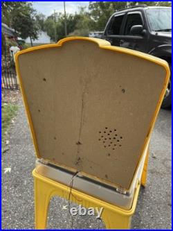 Vintage 1960s Marx Tilt Electro Pinball Machine with Legs Yellow Rare UNTESTED