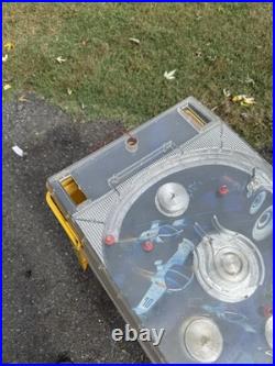 Vintage 1960s Marx Tilt Electro Pinball Machine with Legs Yellow Rare UNTESTED