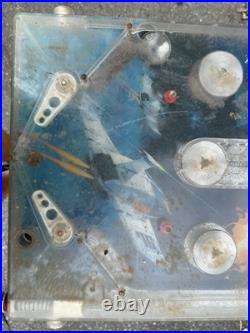 Vintage 1960s Marx Tilt Electro Pinball Machine with Legs Yellow Rare UNTESTED