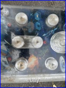 Vintage 1960s Marx Tilt Electro Pinball Machine with Legs Yellow Rare UNTESTED