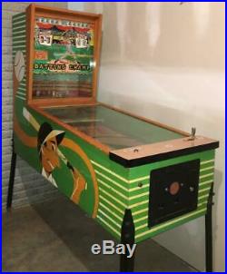 Vintage 1961 Original Williams Batting Champ Bat/baseball Deluxe Pinball Machine