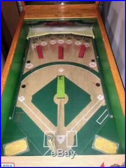 Vintage 1961 Original Williams Batting Champ Bat/baseball Deluxe Pinball Machine