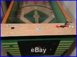 Vintage 1961 Original Williams Batting Champ Bat/baseball Deluxe Pinball Machine