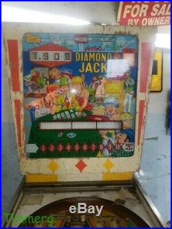 Vintage 1967 Gottlieb Diamond Jack Pinball Machine #TT