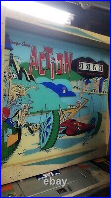 Vintage 1969 Chicago Coin Action EM Pinball Machine WORKS Delivery Available