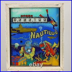 Vintage 1970s Pinball Machine Nautilus Zaccaria Man. Wood