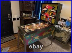 Vintage 1971 Williams Stardust Pinball Machine 4 Player EM Arcade Game Works