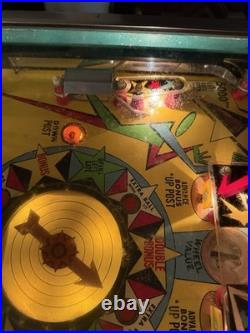 Vintage 1971 Williams Stardust Pinball Machine 4 Player EM Arcade Game Works