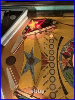 Vintage 1971 Williams Stardust Pinball Machine 4 Player EM Arcade Game Works