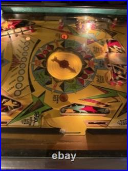 Vintage 1971 Williams Stardust Pinball Machine 4 Player EM Arcade Game Works