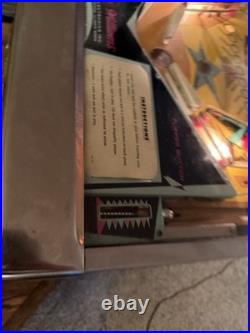 Vintage 1971 Williams Stardust Pinball Machine 4 Player EM Arcade Game Works