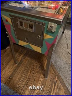 Vintage 1971 Williams Stardust Pinball Machine 4 Player EM Arcade Game Works
